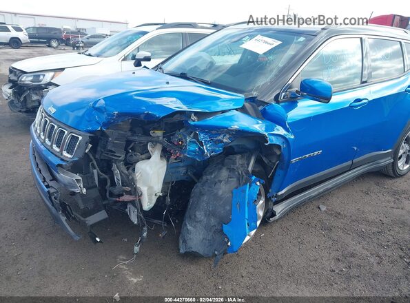 3C4NJCCB9LT110375 2020 JEEP COMPASS Синий Вид спереди