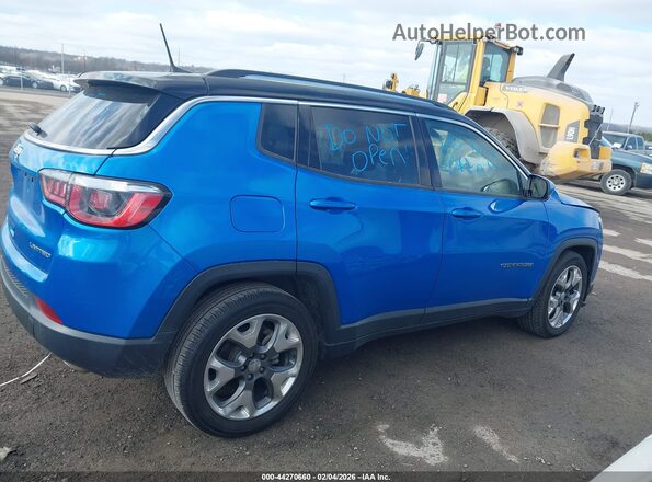 3C4NJCCB9LT110375 2020 JEEP COMPASS Синий Вид задней части салона