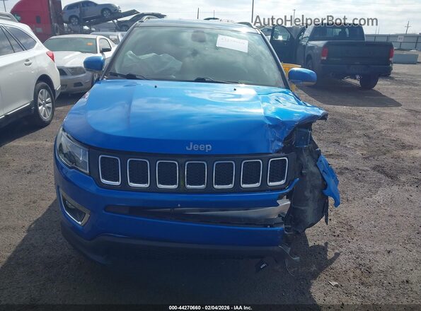 3C4NJCCB9LT110375 2020 JEEP COMPASS Синий Вид щитка приборов