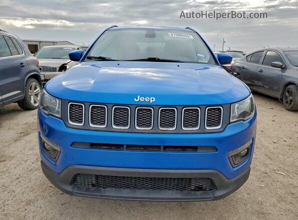 3C4NJDBB6KT647386 2019 JEEP COMPASS Blue 