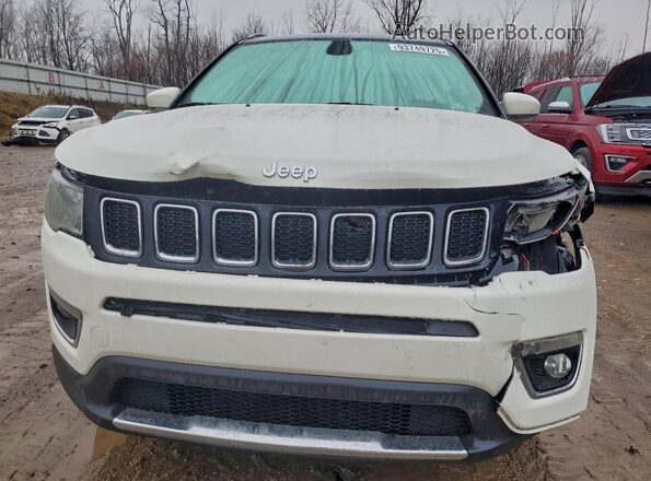 3C4NJDCB3KT641804 2019 JEEP COMPASS Белый Вид спереди