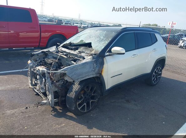 3C4NJDCB4JT454361 2018 JEEP COMPASS White Vista tres cuartos delantera izquierda