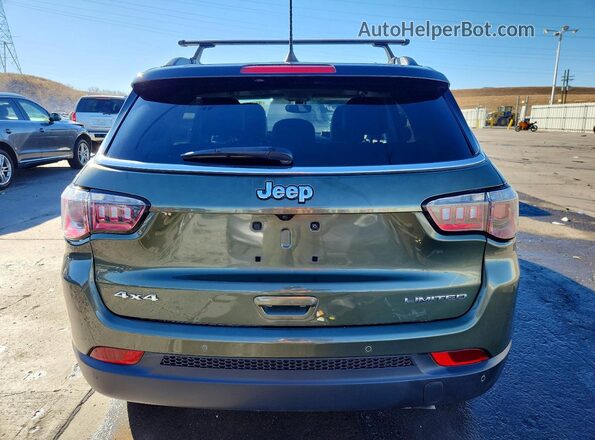 3C4NJDCB9JT264846 2018 JEEP COMPASS Зеленый Вид сзади