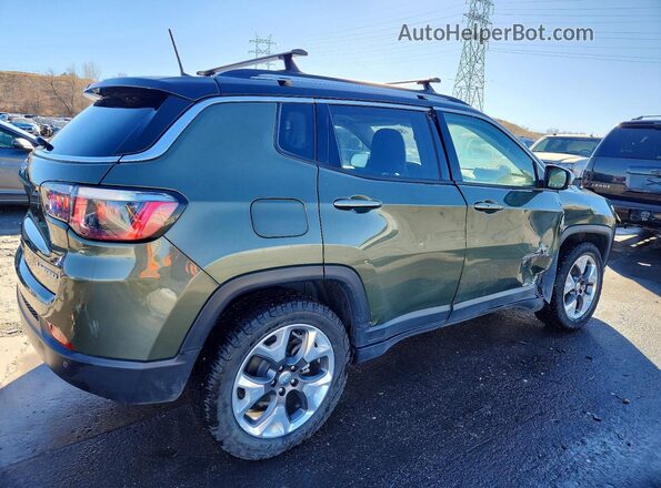 3C4NJDCB9JT264846 2018 JEEP COMPASS Зеленый Задняя правая четверть