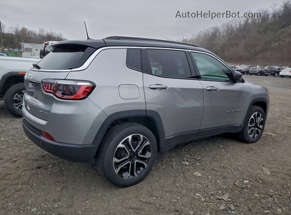 3C4NJDCN2PT537581 2023 JEEP COMPASS Серебряный Задняя правая четверть