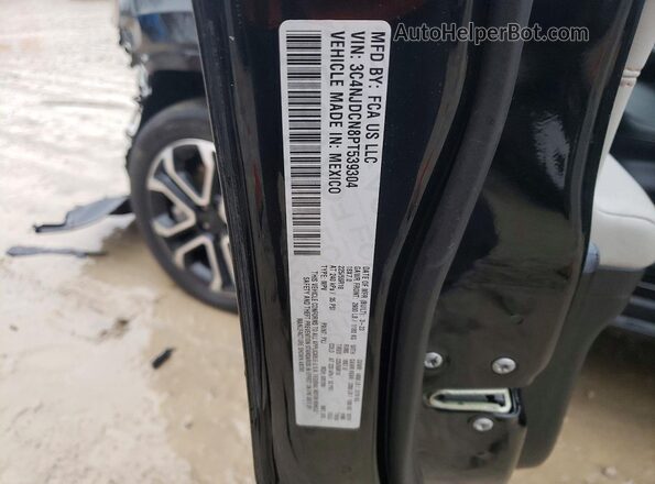 3C4NJDCN8PT539304 2023 JEEP COMPASS Black Widok naklejki z numerem VIN