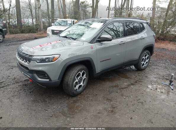3C4NJDDB2NT157562 2022 JEEP COMPASS Gray Front left