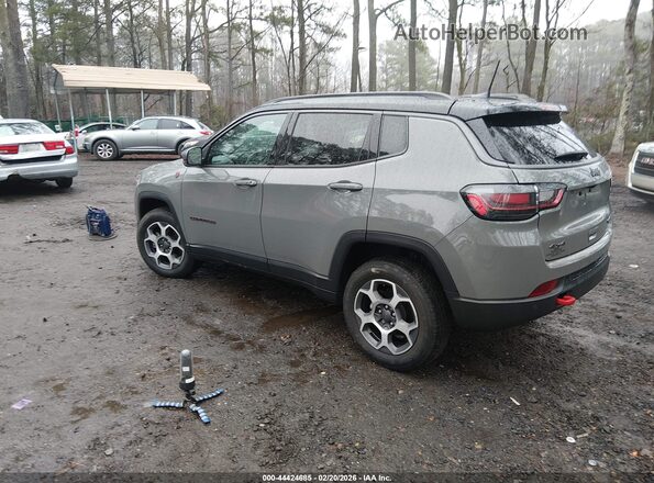 3C4NJDDB2NT157562 2022 JEEP COMPASS Gray Rear left