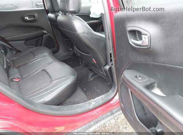 3C4NJDDB5HT632111 2017 JEEP NEW COMPASS Red Vista de la etiqueta del VIN