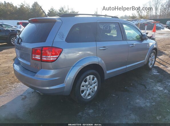 3C4PDCAB1KT746709 2019 DODGE JOURNEY Silver Задня права чверть