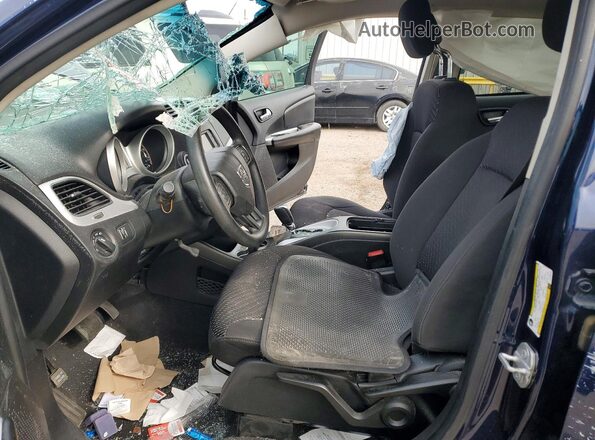 3C4PDCAB2HT706745 2017 DODGE JOURNEY Blue Вид салону спереду