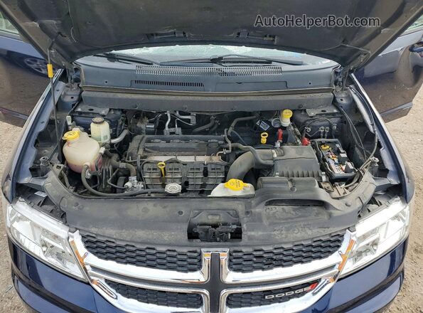 3C4PDCAB2HT706745 2017 DODGE JOURNEY Blue Вид задньої частини салону