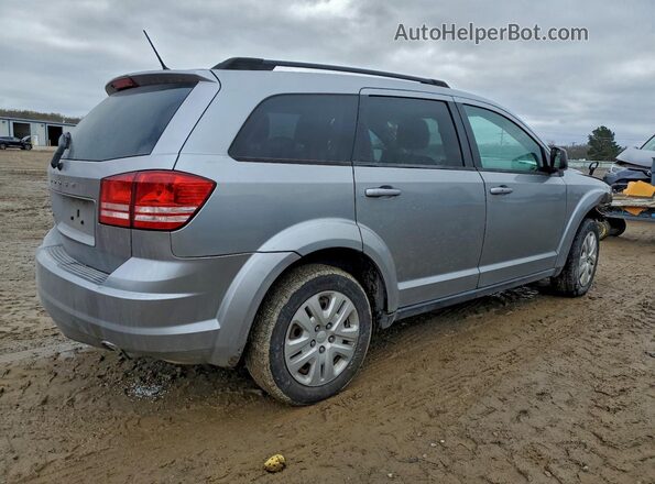 3C4PDCAB3JT302083 2018 DODGE JOURNEY Silver Tył prawy