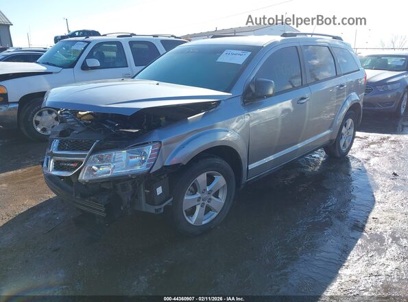 3C4PDCAB5HT524649 2017 DODGE JOURNEY Silver Vista tres cuartos delantera izquierda