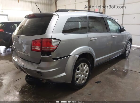 3C4PDCAB7GT222715 2016 DODGE JOURNEY Silver Rear right