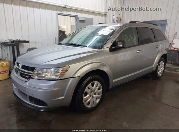 3C4PDCAB7GT222715 2016 DODGE JOURNEY Silver Front left