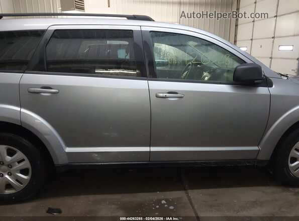 3C4PDCAB7GT222715 2016 DODGE JOURNEY Silver Rear interior view