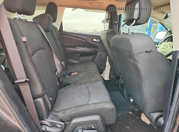 3C4PDCAB8LT207280 2020 DODGE JOURNEY Gray Widok wnętrza z tyłu