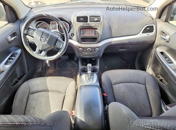 3C4PDCABXHT558599 2017 DODGE JOURNEY Black Widok deski rozdzielczej