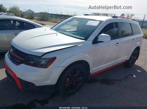 3C4PDCGGXJT475943 2018 DODGE JOURNEY White Vista tres cuartos delantera izquierda