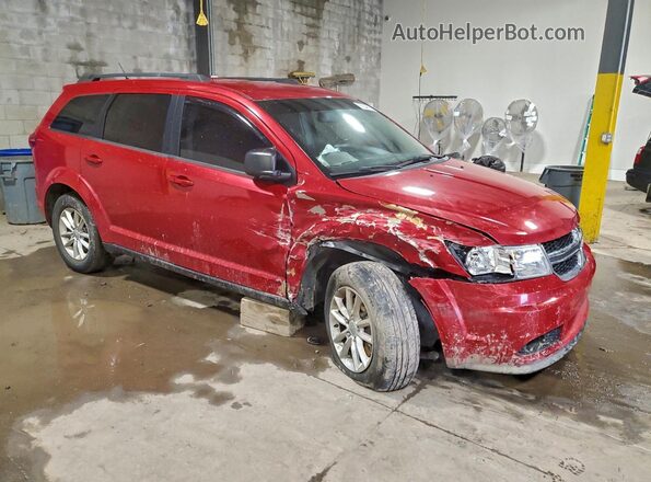 3C4PDDAG4GT176083 2016 DODGE JOURNEY Красный Передняя правая четверть