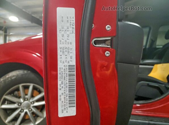 3C4PDDAG4GT176083 2016 DODGE JOURNEY Красный Вид наклейки с VIN-кодом