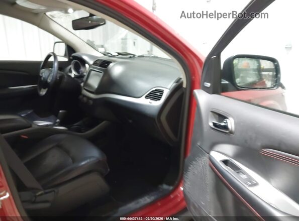 3C4PDDEG1GT244284 2016 DODGE JOURNEY Красный Вид салона спереди
