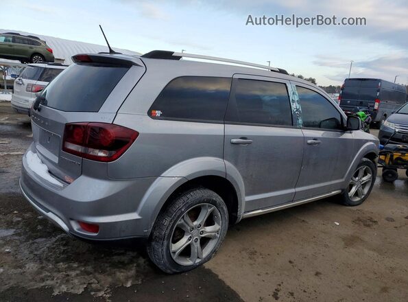 3C4PDDGG2HT696145 2017 DODGE JOURNEY Серебряный Задняя правая четверть