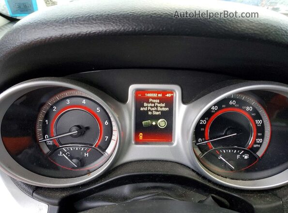 3C4PDDGG2HT696145 2017 DODGE JOURNEY Серебряный Вид щитка приборов