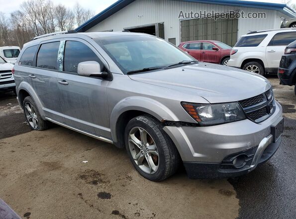 3C4PDDGG2HT696145 2017 DODGE JOURNEY Серебряный Передняя правая четверть