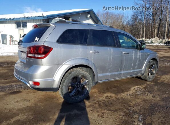 3C4PDDGG2JT430517 2018 DODGE JOURNEY Silver Trasero derecho