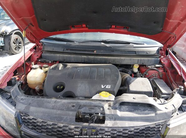 3C4PDDGG4GT112956 2016 DODGE JOURNEY Red Вид ззаду