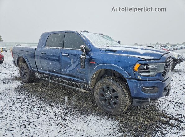 3C63R3PLXNG240445 2022 RAM 3500 Синий Передняя правая четверть