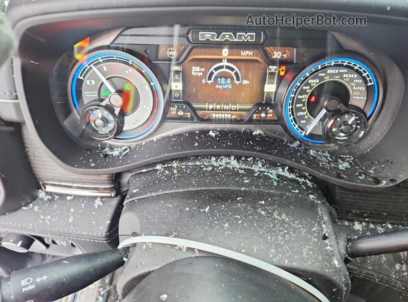 3C63R3PLXNG240445 2022 RAM 3500 Синий Вид щитка приборов