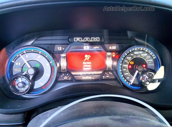 3C63R3SL8NG380937 2022 RAM 3500 Белый Вид щитка приборов