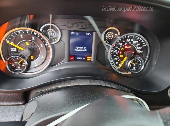 3C63RRAL0LG128651 2020 RAM 3500 Серый Вид щитка приборов