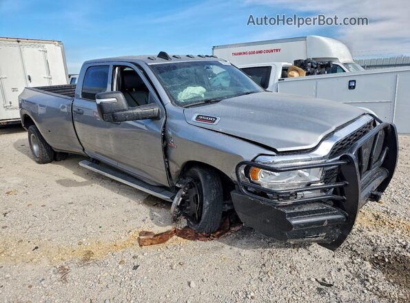 3C63RRGL0PG543353 2023 RAM 3500 Gray Передня права чверть