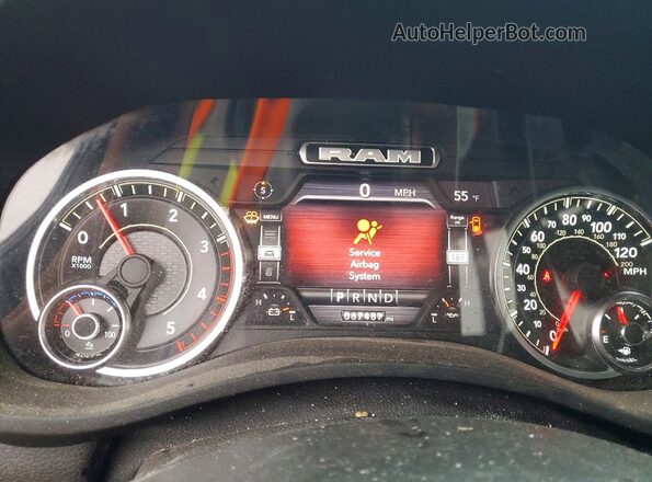 3C63RRJL7NG230659 2022 RAM 3500 Black Vista del cuadro de instrumentos