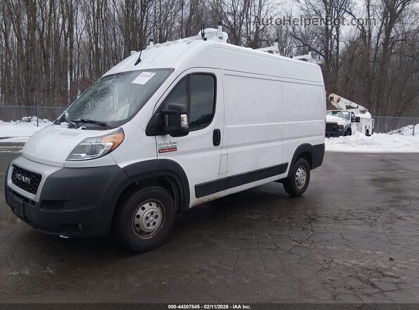 3C6LRVCG8NE102810 2022 RAM PROMASTER 2500 White Front left