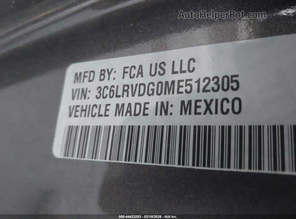 3C6LRVDG0ME512305 2021 RAM PROMASTER 2500 Зеленый Вид подкапотного пространства