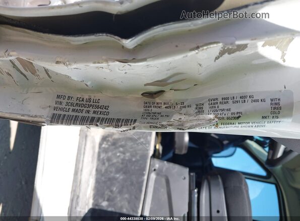 3C6LRVDG3PE564242 2023 RAM PROMASTER 2500 White Շարժիչի բաժամունքի տեսք