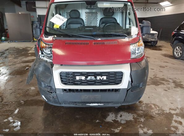3C6LRVVG0ME577105 2021 RAM PROMASTER 2500 Red Instrument cluster view
