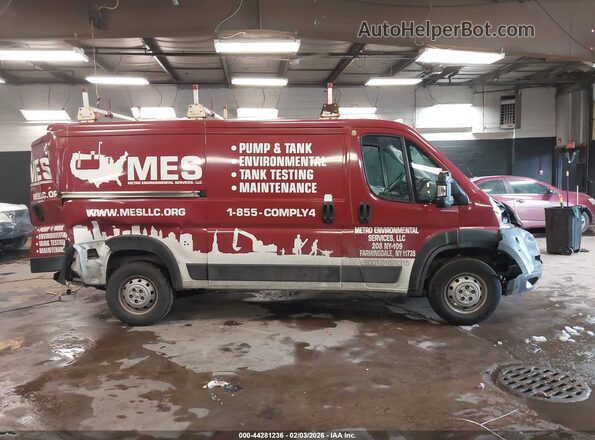 3C6LRVVG0ME577105 2021 RAM PROMASTER 2500 Red Rear interior view