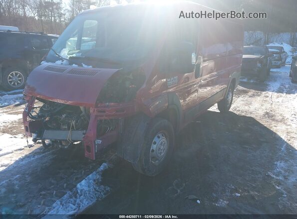 3C6LRVVG3ME576787 2021 RAM PROMASTER 2500 Red Առջևի ձախ երեք քառորդ տեսարան