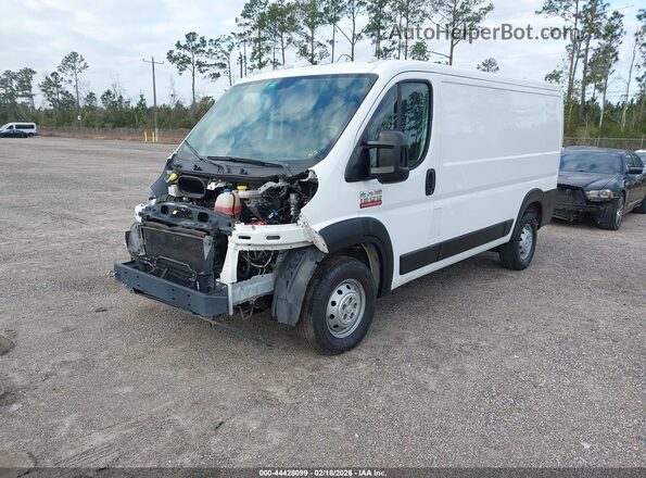 3C6TRVAG5LE105874 2020 RAM PROMASTER 1500 White წინა მარცხენა ხედი სამი მეოთხედიდან
