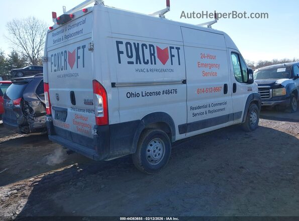 3C6TRVBG5LE123662 2020 RAM PROMASTER 1500 Белый Задняя правая четверть