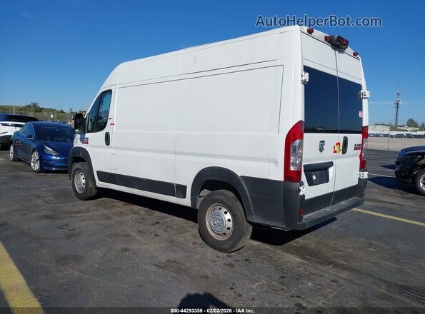 3C6TRVCG9KE525780 2019 RAM PROMASTER 2500 White Задня ліва чверть