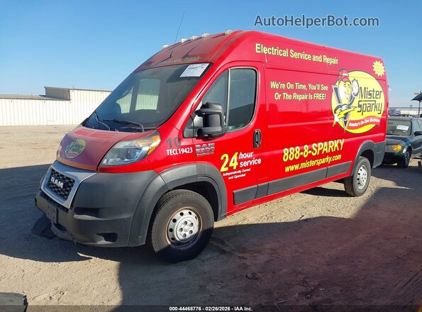 3C6TRVDG6LE116491 2020 RAM PROMASTER 2500 Red Przód lewy