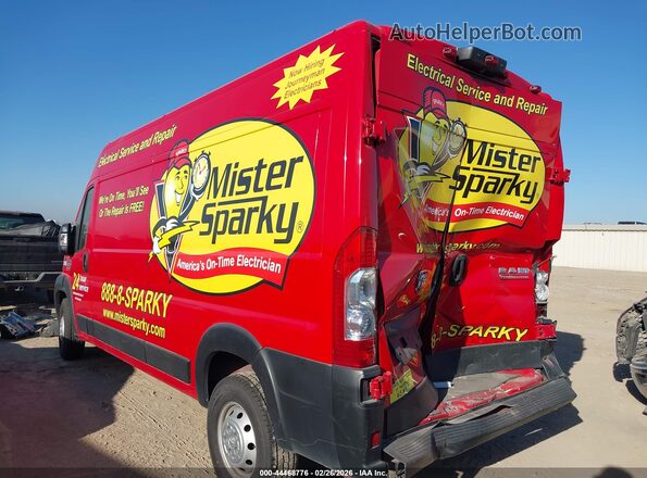 3C6TRVDG6LE116491 2020 RAM PROMASTER 2500 Red Tył lewy