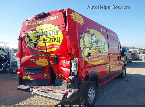 3C6TRVDG6LE116491 2020 RAM PROMASTER 2500 Red Tył prawy